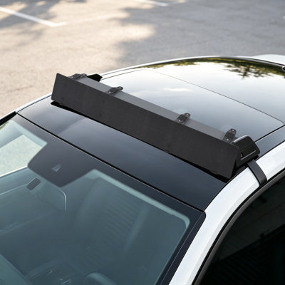 Universal Roof Air Deflector, Roof Rack Wind Fairing, Windshield Fairing for Roof Racks