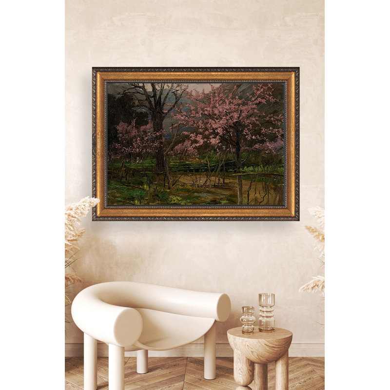 Superbe peinture sur toile, 15,7 po x 23,6 po | 50% polystyrène et 50% toile polyester, épaisseur: 1,2 po | Facile à suspendre au mur avec pièce arrière | Parfait pour les amateurs de décoration intérieure et d'art