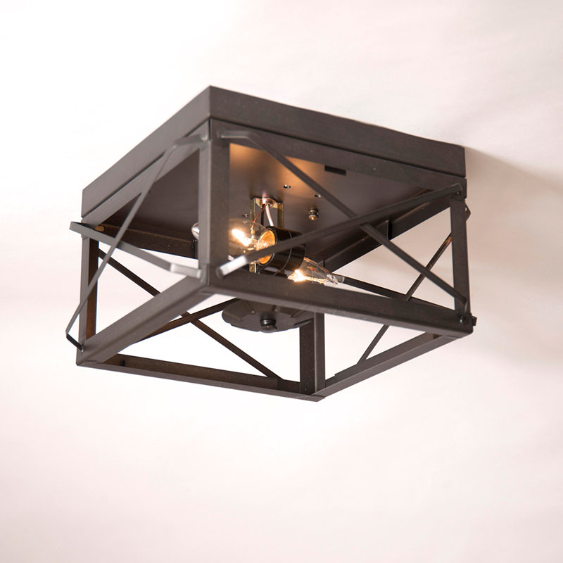 Mackey Flush Mount, Kettle Black