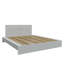  Lit plateforme avec tête de lit Zen OMEGA - Assemblage facile, aucun sommier requis-703770916-683407690