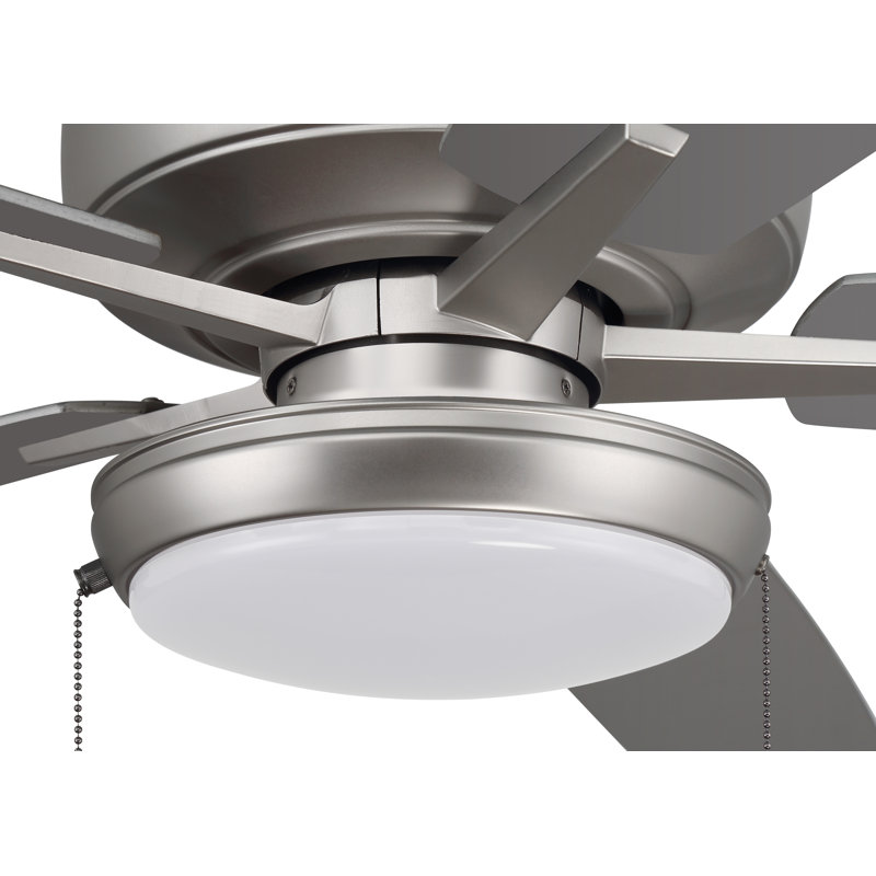 Medberry 60'' Ceiling Fan with LED Lights, Brushed Satin Nickel