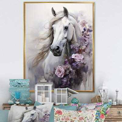 Majestic Flower Beauty Horse
