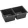 Quartz Classic 18.5" W x 33" L Double Basin Undermount Kitchen Sink