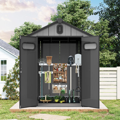 Remise de rangement extérieure en plastique