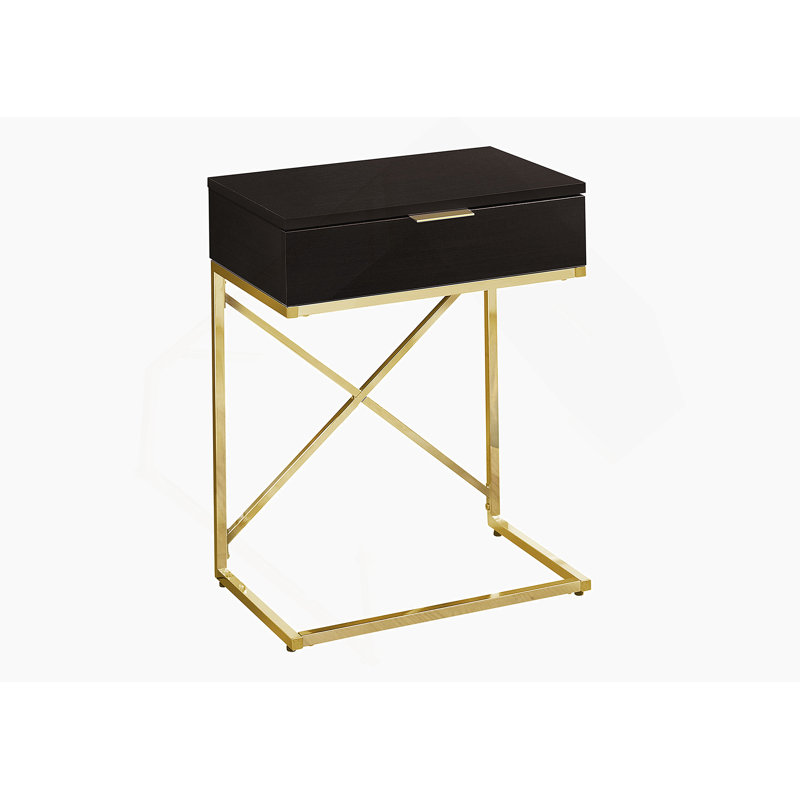 Versatile Accent Table For Living Room And Bedroom With Storage Drawer, Ideal For Lamp Placement And Contemporary Decor