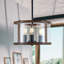 Luminaire suspendu tambour 3 lumières