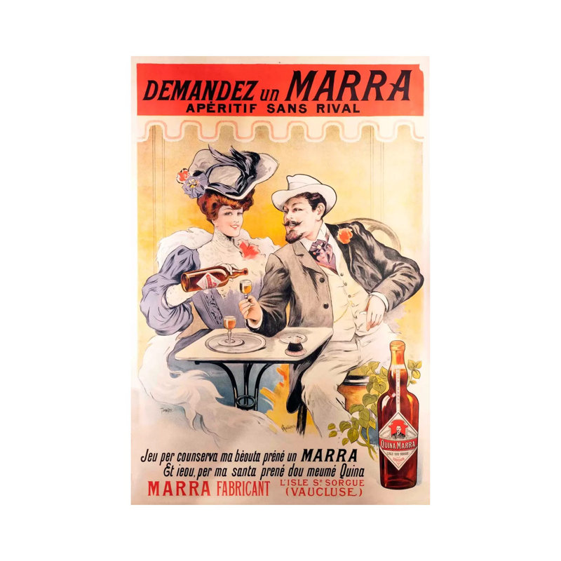 Vintage Ad Poster - Wrapped Canvas Rectangle Print, 20.32 cm H x 30.48 cm W