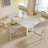 Rectangular marble dining table-1602753370