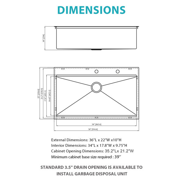 Dimensions du produit