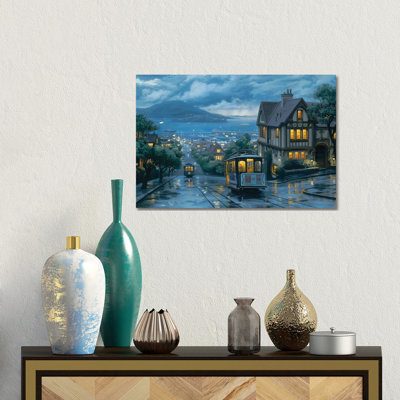 «Evening Journey» - Giclée sur toile tendue avec châssis