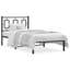 Metal Bed Frame Without Mattress With Headboard Black-763492865