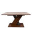 Table de salle à manger extensible 72,33 po x 33,95 po x 30,35 po, avec table de salle à manger en noyer, style L 72,33 po x l 33,95 po