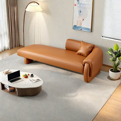 Fauteuil inclinable en similicuir léger et luxueux