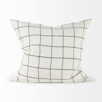 Solada Geometric Cotton Pillow Cover