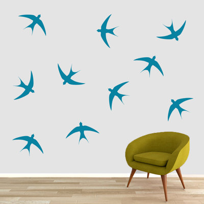 Décalcomanie murale oiseau d’ingestion