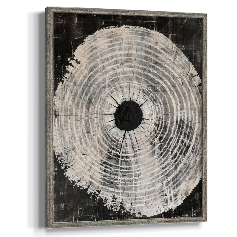 ABSTRACT Series CLXV, reproduction encadrée - bois massif, H 11 po x l 9 po