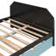 Lit avec lit gigogne, bureau et port USB-306572695