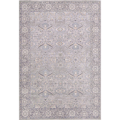 One-of-a-Kind 5'11" X 8'8" Wool Area Rug Gray/Dark Gray/Beige