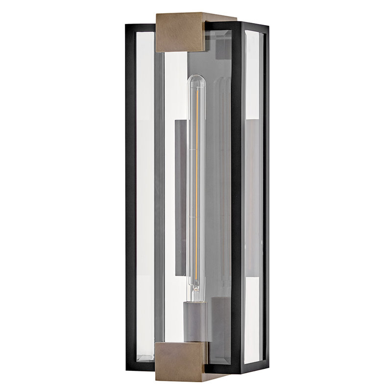 Hinkley Bergen Medium Wall Mount Lantern, 22" H x 7.5" W x 7.25" D