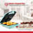Holstein Housewares 4 Section Heart Shaped Waffle Maker-71008086