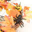 Halloween maple leaf decorated wreath