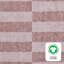 Maroon Stripe Quilted Muslin Changing Pad Cover