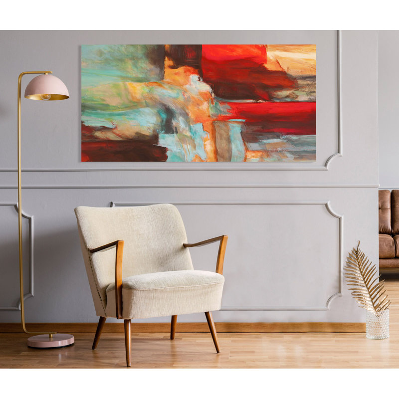 Affirmation by Jim Stone - Wrapped Canvas Painting, 50cm H x 100cm W x 4cm D