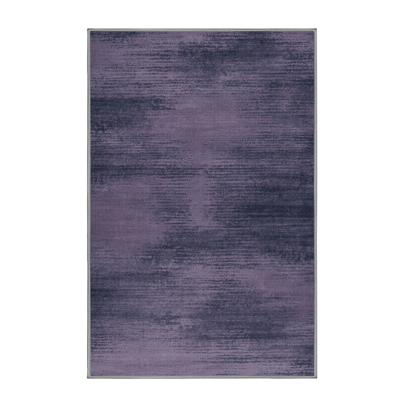 Tapis mauve lavable à la machine, Rectangle 2 pi x 3 pi