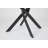 Gupton Round Glass Top Metal Base Dining Table-61086684-52794681