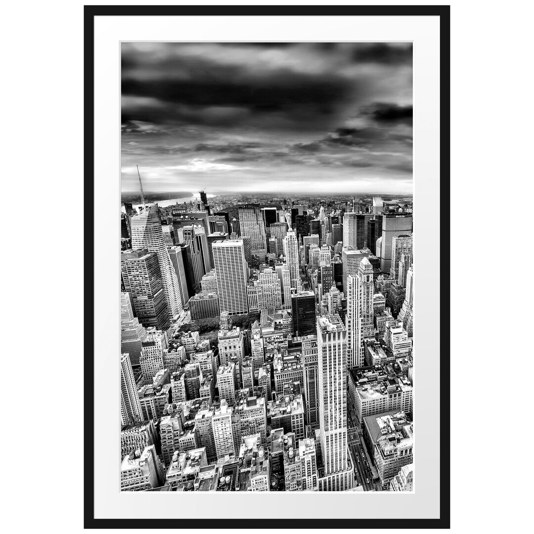 Gerahmtes Poster Skyline New York