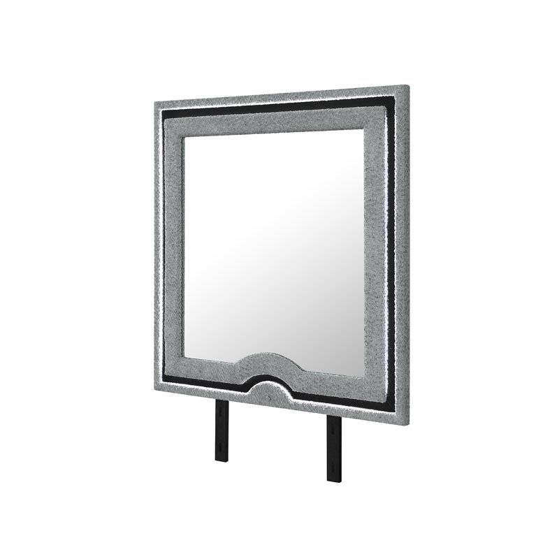Isabella Grey Mirror With Led, Gray