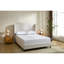 Grand lit avec tête de lit tapissier - Splendeur minimaliste, toile de chenille texturée, pieds en bois massif, sans sommier, charme de chambre à coucher magnifique, cadre en métal, beauté-2122877587