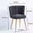 Defreitas Dining Chair with Iron Legs and Cushions-1591200644