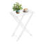 Table basse pliable moderne en acrylique pour petits espaces, capacité de 11,02 lb, table d'appoint pliable