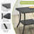 Rectangular Outdoor Coffee Table , 42 " W 23.5 " D-307101081