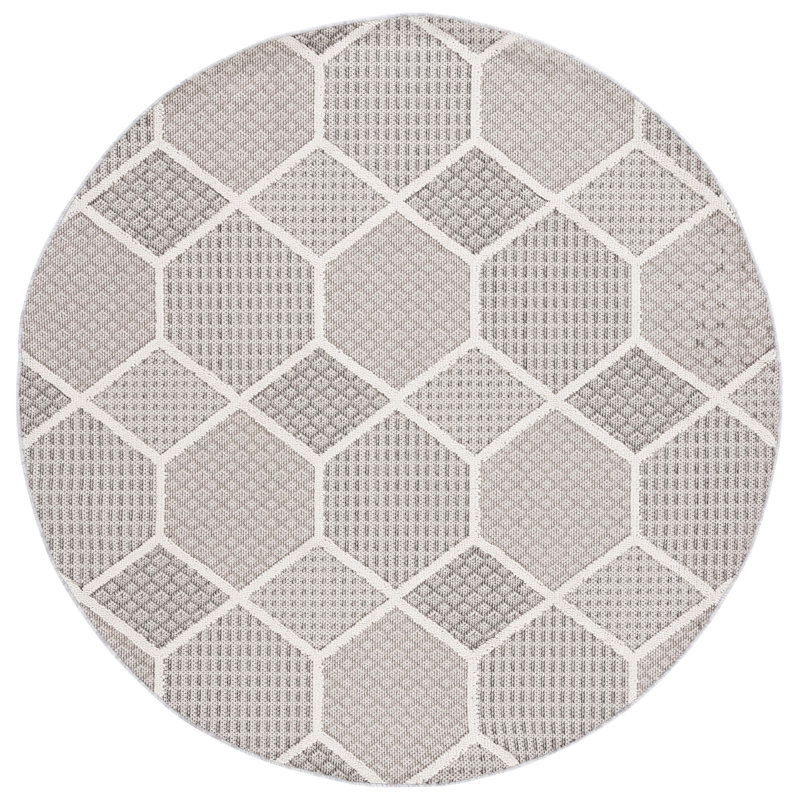 Furious Performance Geometric Rug, Round 6'7"