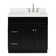 Hamlet 37'' Single Bathroom Vanity with White Quartz Top