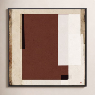 City Scape Brown Print by Marco Marella