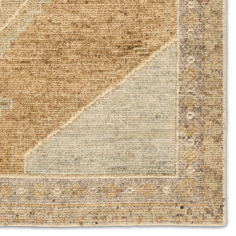 Jaipur Living Eldar SMK01 Handknotted Traditional Brown and Multicolor Area Rug (8'x10'), Rectangle 6' x 9'