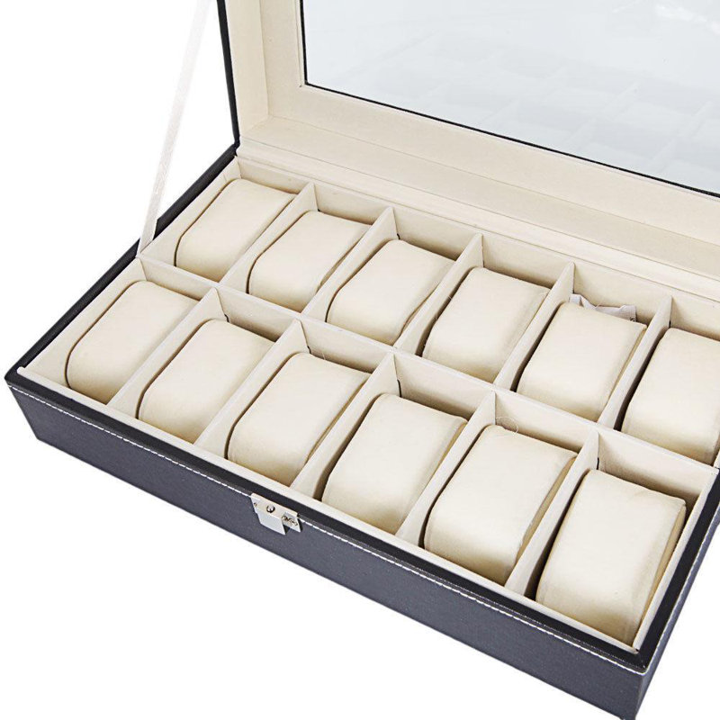 Wood Watch Box + Locking