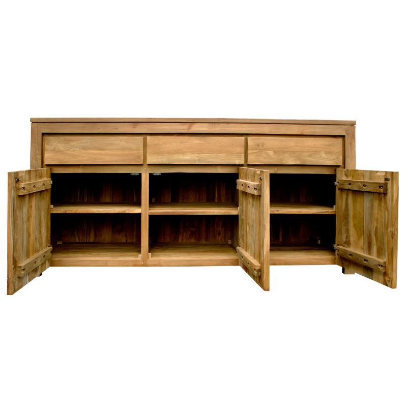 Solid Wood Freestanding Bathroom Cabinet