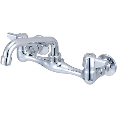 Wall Mounted Optional 2-handle Bathroom Faucet