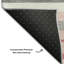 Tapis rose Prisco lavable à la machine de qualité supérieure-1457454883