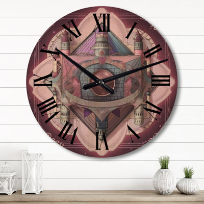 Zinaida Solid Wood Wall Clock