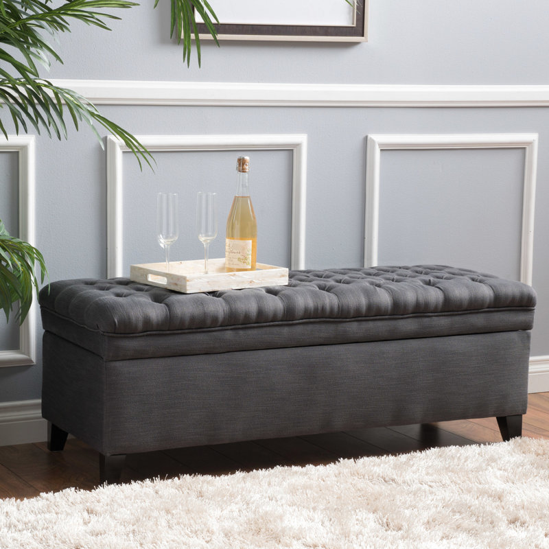 Garde-robe en tissu gris - P 50 po x l 20,5 po H 18,3 po compartiment de rangement 50,67 po x l 20,7 po l 18,30 po, Gris
