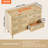 Commode 6 tiroirs en rotin, commode Boho, commode en rotin avec rangement spacieux, commode en rotin-106667689