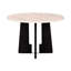 Ensemble de table de salle à manger 5 pièces, table de salle à manger moderne 43 pouces et 4 chaises rembourrées-773559102