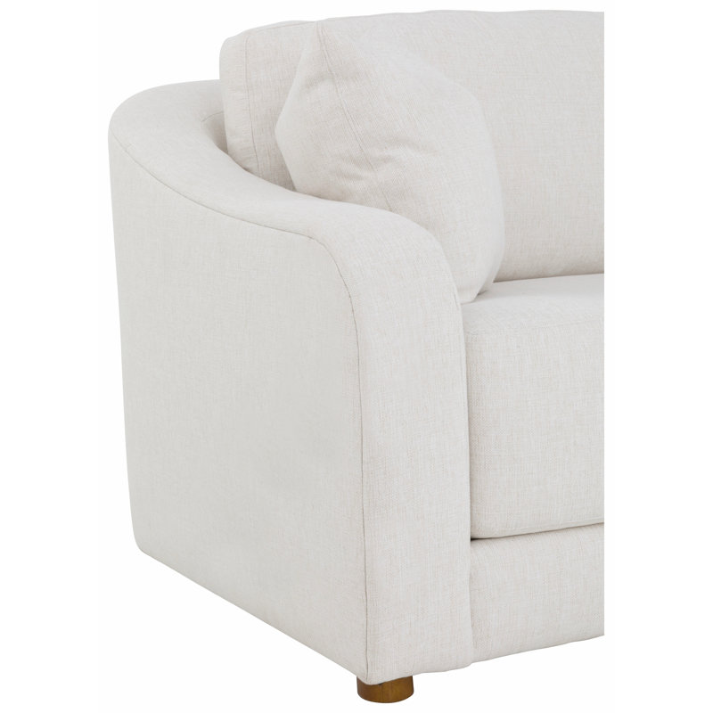 Hollis 97" Grande Sofa, Almond Buff, 3155 Linen