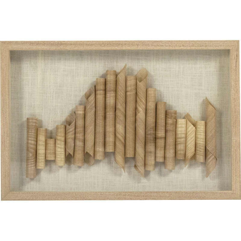 Abstract Paper Framed Art Print