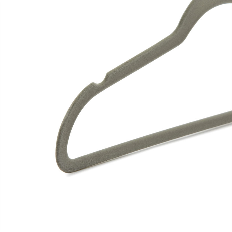 5 cintres pour accessoires antidérapants, Gris / argent, 50